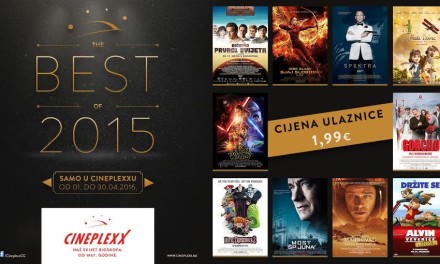 Cineplexx – Najbolji filmovi iz 2015. po sniženim cijenama