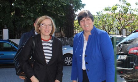 Ministarka Kovačević i Fiona Mekluni u posjeti opštini Danilovgrad